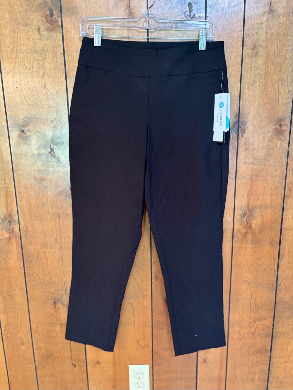 Tribal Black Ponte Cropped Pants